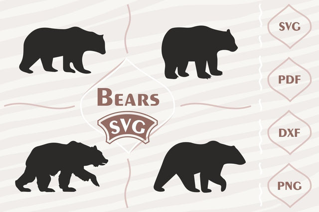 Wild bears - SVG bundle SVG Digital Mojito 
