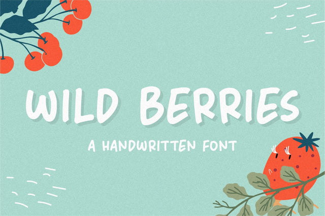 Wild Berries Font Font Balpirick 
