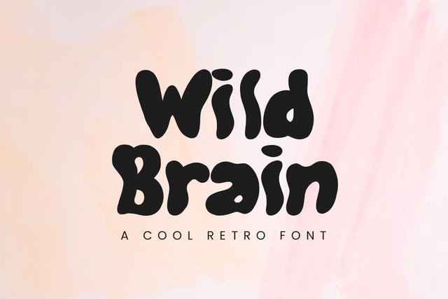 Wild Brain - Retro Font Font Masyafi Studio 
