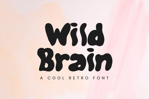 Wild Brain - Retro Font Font Masyafi Studio 