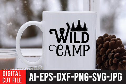 Wild Camp SVG Cut File SVG BlackCatsMedia 