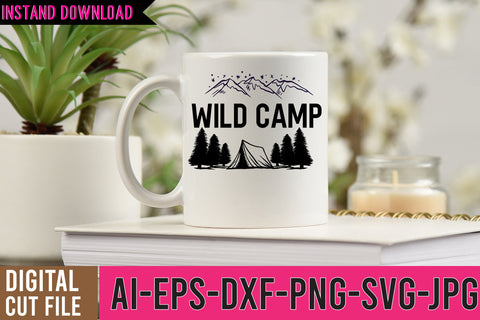 Wild Camp SVG Cut FIle SVG BlackCatsMedia 