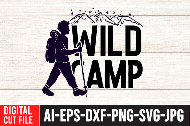 Wild Camp SVG Cut File SVG BlackCatsMedia 