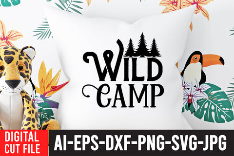 Wild Camp SVG Cut File SVG BlackCatsMedia 