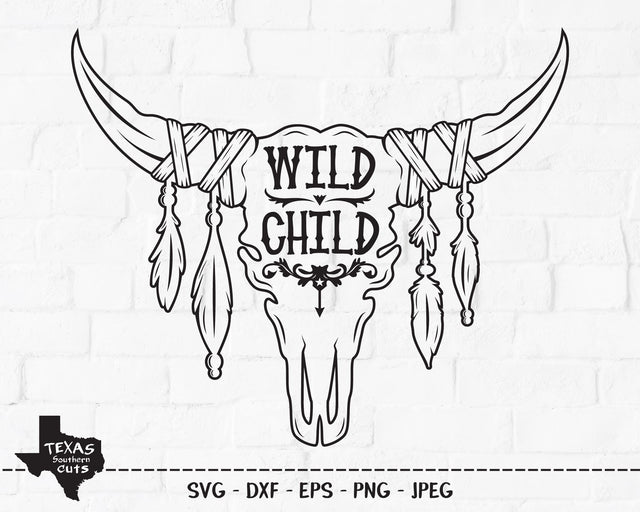 Wild Child | Country SVG SVG Texas Southern Cuts 