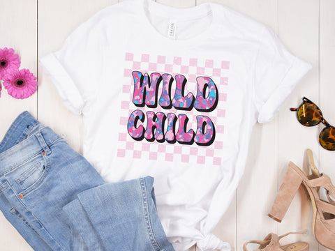 Wild Child PNG Sublimation Caffeinated SVGs 