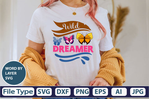 Wild Dreamer SVG Cut File SVG DesignPlante 503 