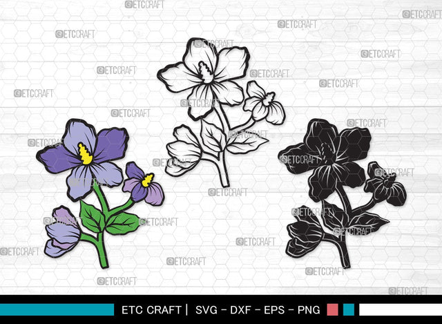 Wild Flower SVG | Flower Svg | Wild Flower Clipart | Wild Flower Clipart SVG ETC Craft 