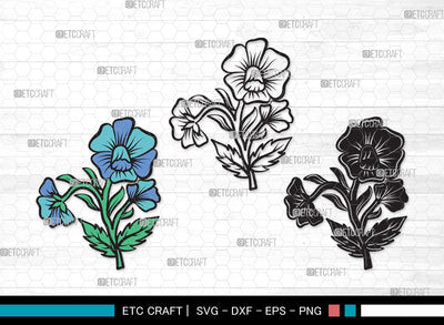 Wild Flower SVG | Flower Svg | Wild Flower Clipart | Wild Flower Clipart SVG ETC Craft 