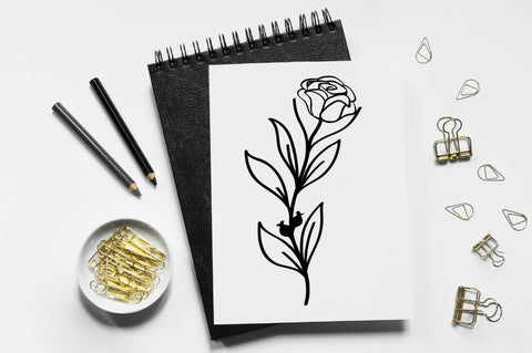 Wild Flowers Paper Craft SVG Bundle SVG Regulrcrative 