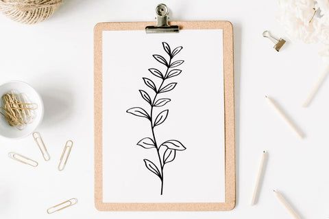 Wild Flowers Paper Craft SVG Bundle SVG Regulrcrative 