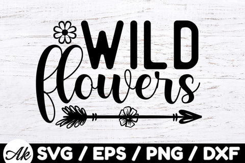 Wild flowers svg SVG akazaddesign 