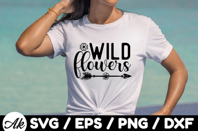 Wild flowers svg SVG akazaddesign 