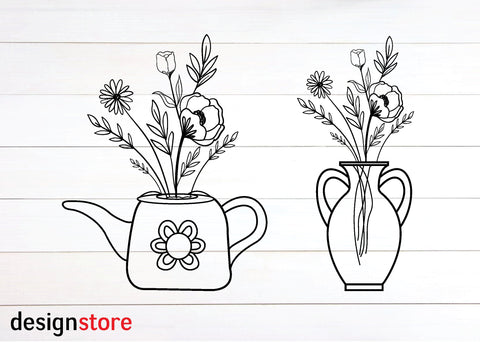 Wild Flowers Svg SVG designstore 