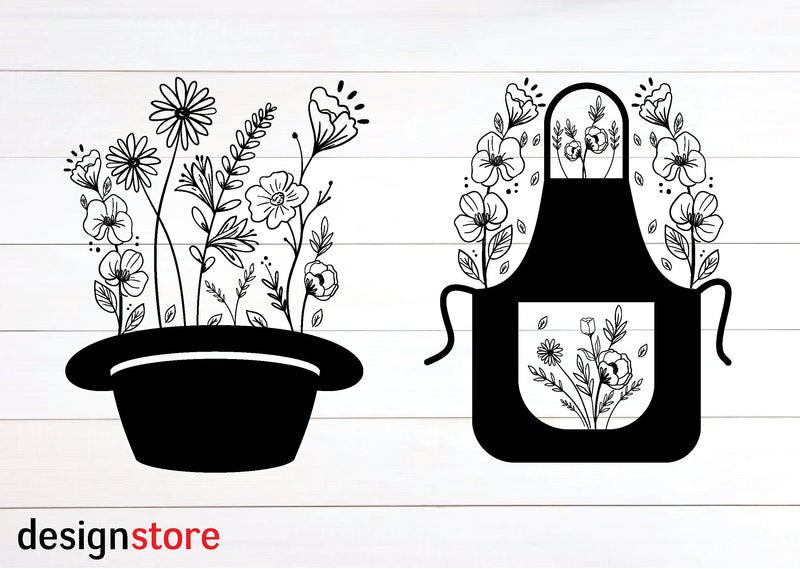 Wild Flowers Svg SVG designstore 