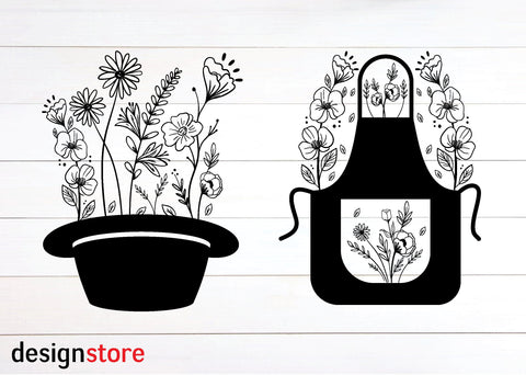 Wild Flowers Svg SVG designstore 