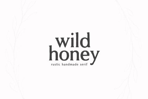 Wild Honey - Rustic Serif Font Font KA Designs 
