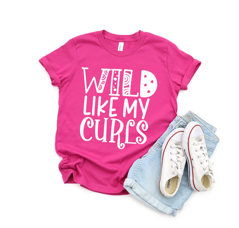 Wild Like My Curls SVG | Kids Quote SVG | PNG | DXF SVG Toteally SVG 
