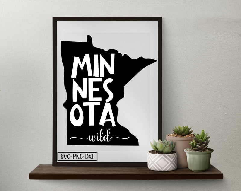 Wild MN SVG Calico Creations Svg 