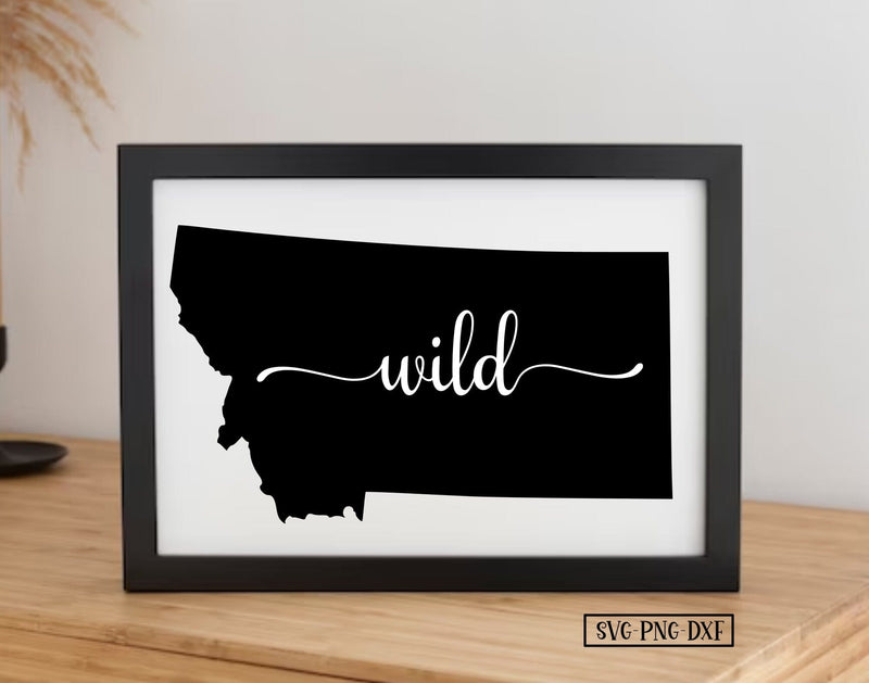 Wild MT SVG Calico Creations Svg 