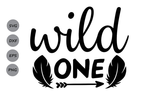 Wild One| First Birthday SVG Cutting Files SVG CosmosFineArt 