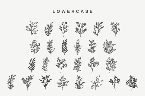 Wild Plants Font Masyafi Studio 