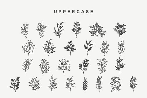 Wild Plants Font Masyafi Studio 