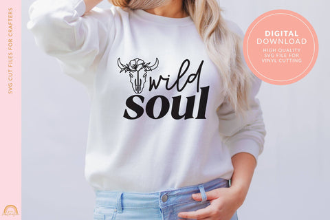 Wild Soul Boho SVG File for Crafters SVG Pixel Sublimation 