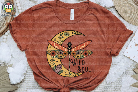 Wild Soul Moon And Dragonfly Sublimation Sublimation LAM HOANG THUY 