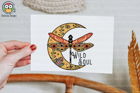 Wild Soul Moon And Dragonfly Sublimation Sublimation LAM HOANG THUY 