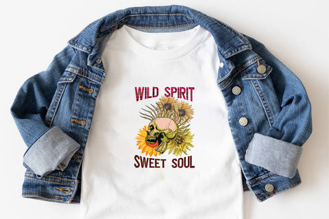 wild spirit sweet soul Sublimation SVGArt 