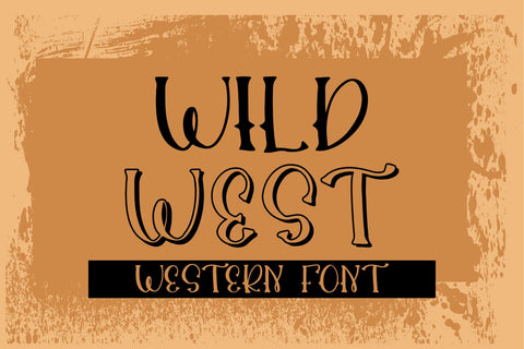 Wild West - A Western Font Font Freeling Design House 