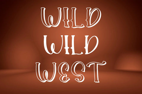 Wild West - A Western Font Font Freeling Design House 