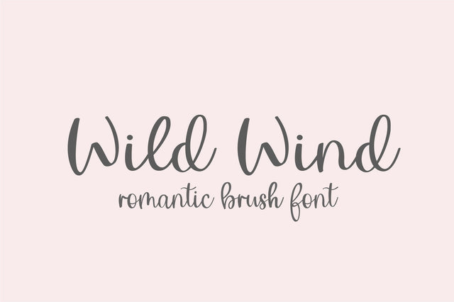 Wild Wind Font Sunday Nomad 