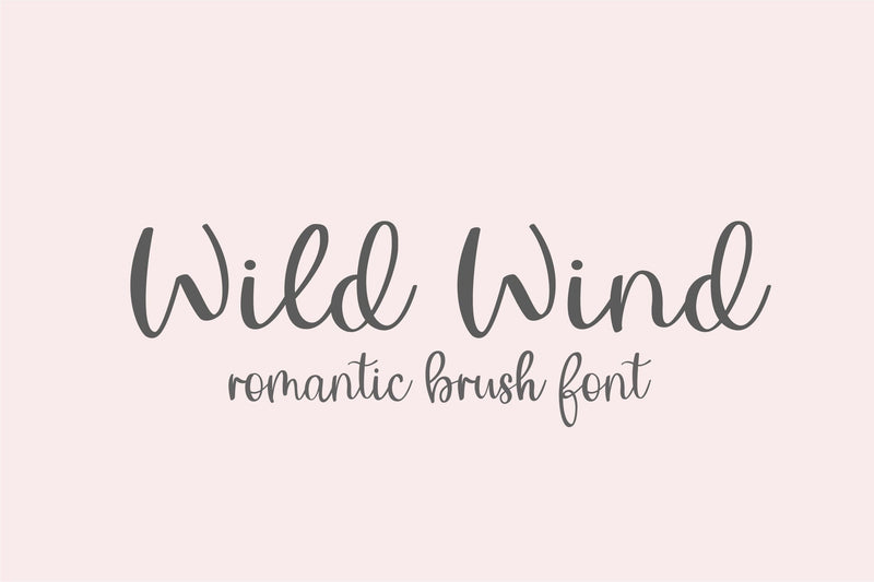 Wild Wind Font Sunday Nomad 