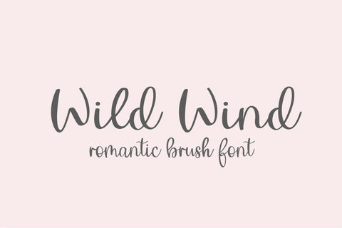 Wild Wind Font Sunday Nomad 