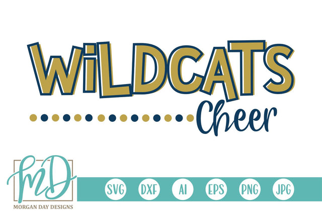 Wildcats Cheer SVG Morgan Day Designs 