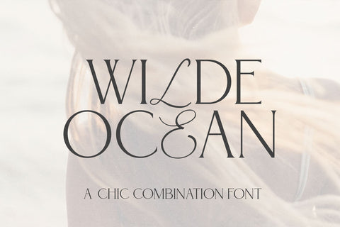 Wilde Ocean - Serif Calligraphy Font Font KA Designs 