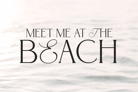 Wilde Ocean - Serif Calligraphy Font Font KA Designs 