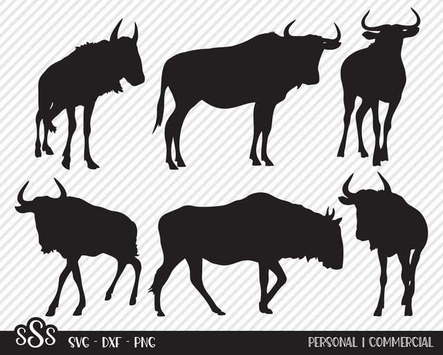 Wildebeest Bundle | Outdoor SVG SVG Texas Southern Cuts 