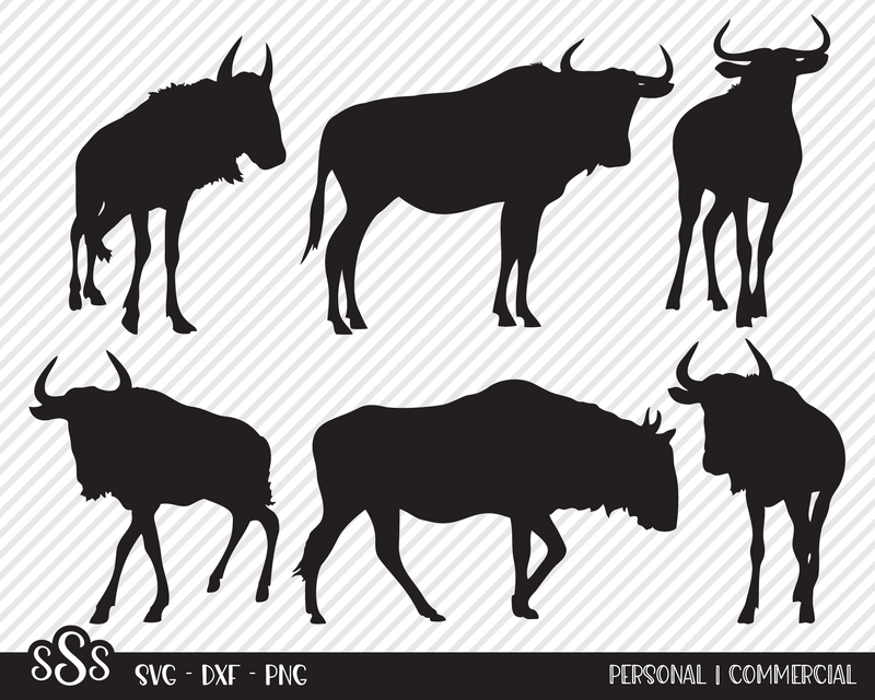 Wildebeest Bundle | Outdoor SVG - So Fontsy