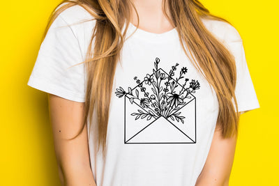Wildflower Letter SVG SVG dapiyupi store 