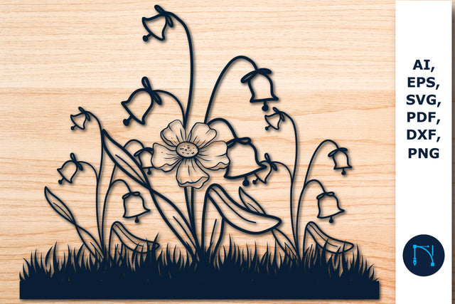 Wildflower sign Laser/Paper cut SVG SVG MD JOYNAL ABDIN 