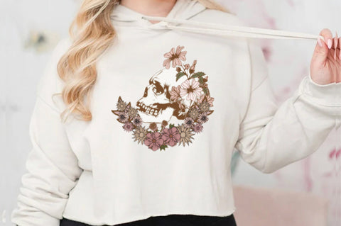 Wildflower Skull Sublimation Sublimation Jagonath Roy 