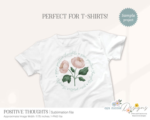 Wildflower Sublimation File Sublimation Aja Nicole Designs 