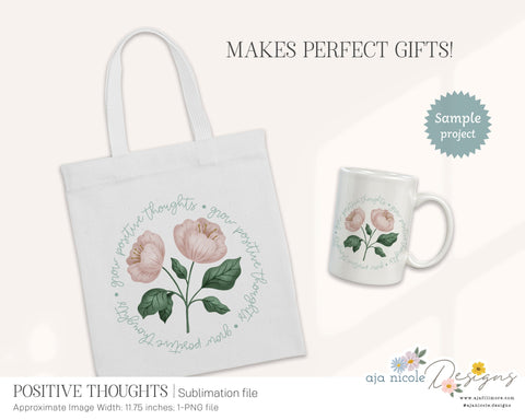 Wildflower Sublimation File Sublimation Aja Nicole Designs 