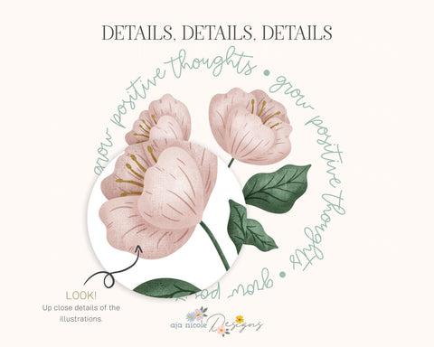 Wildflower Sublimation File Sublimation Aja Nicole Designs 