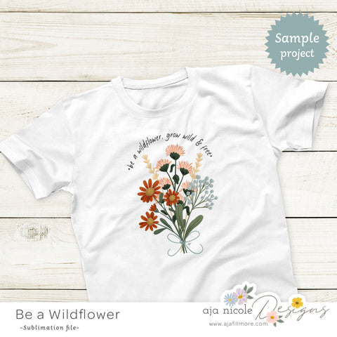 Wildflower Sublimation Sublimation Aja Nicole Designs 