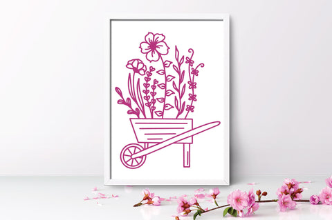 Wildflower SVG Bundle - 20 Flower Files SVG Old Market 