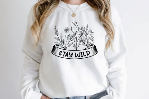 Wildflower SVG Bundle, Wildflower Vector SVG DESIGNISTIC 